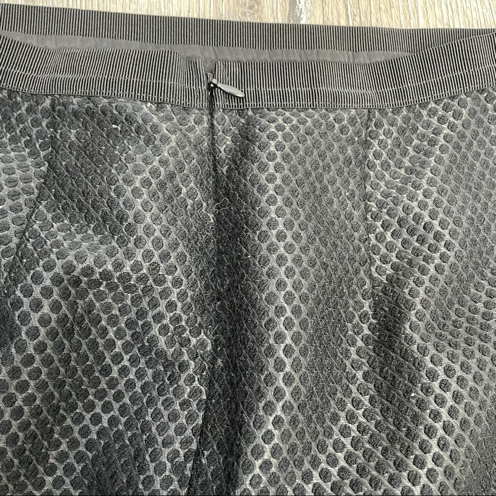 Ann Taylor Ruffled Black Skirt Sz 2 Petite - Picture 8 of 9
